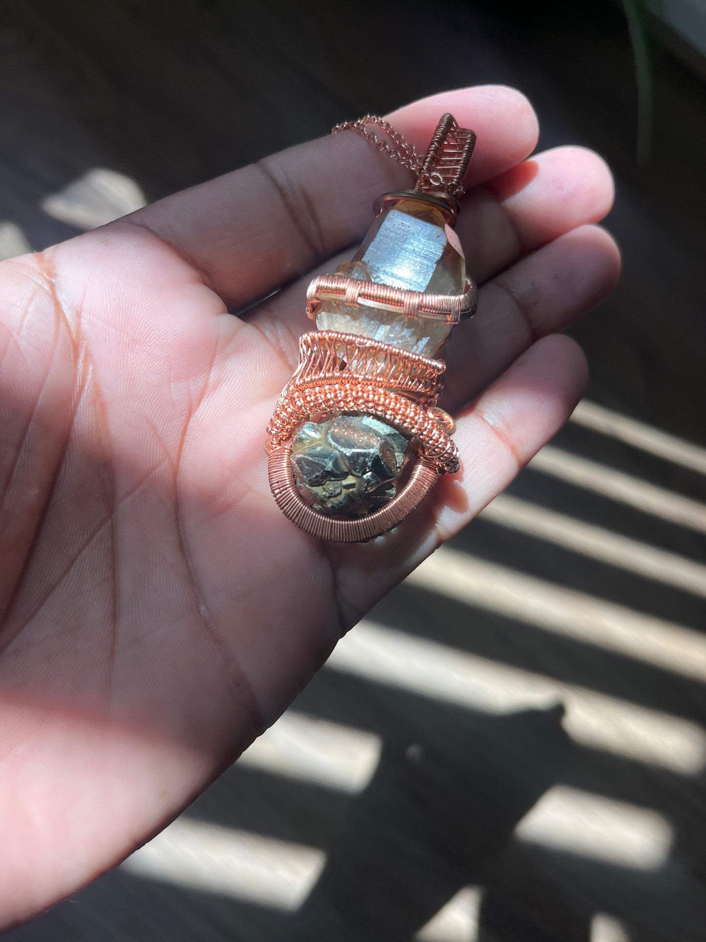 Citrine and pyrite Abundance