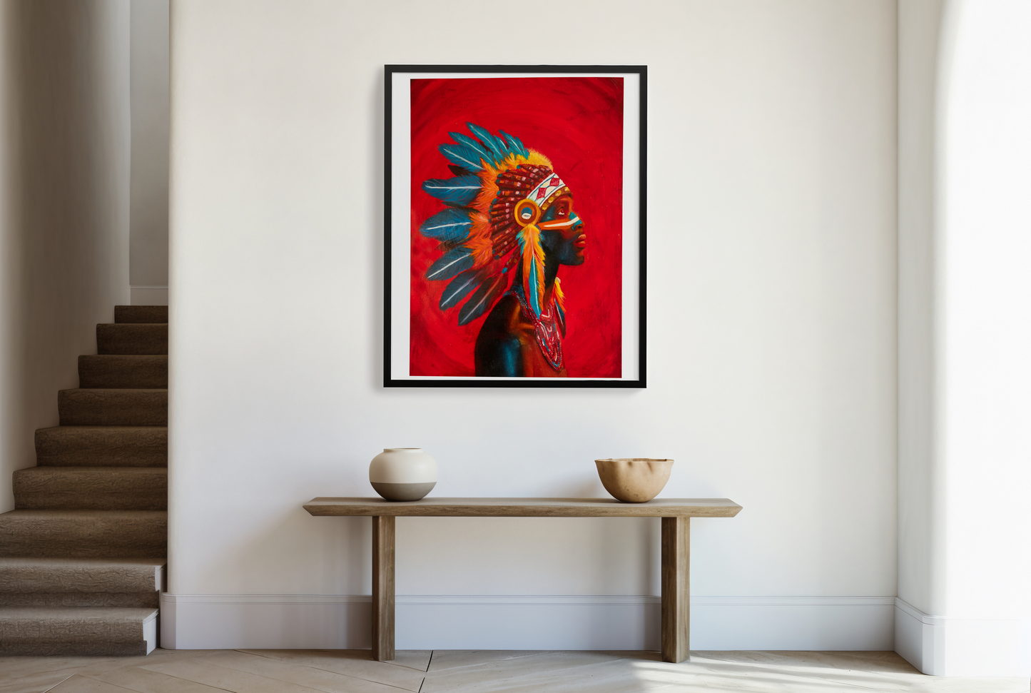 Blood Warrior on canvas