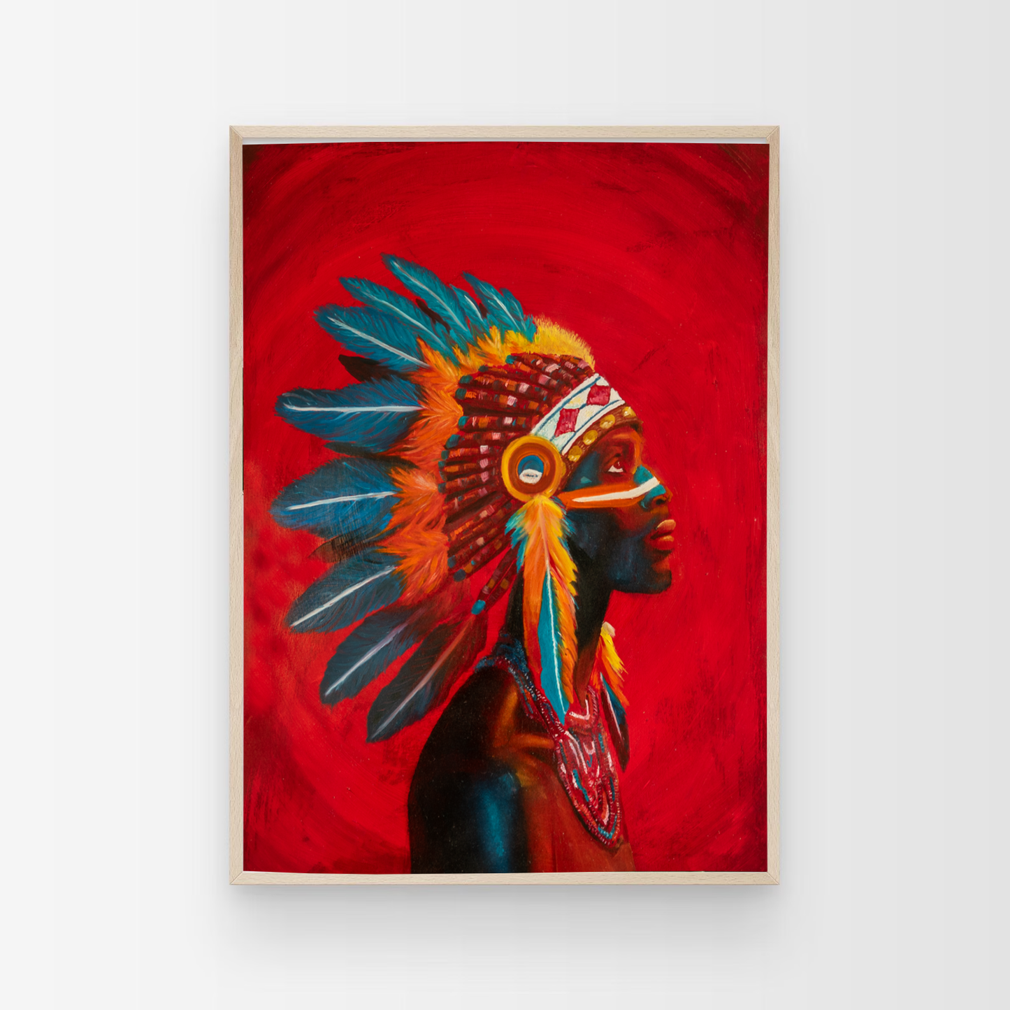 Blood Warrior on canvas