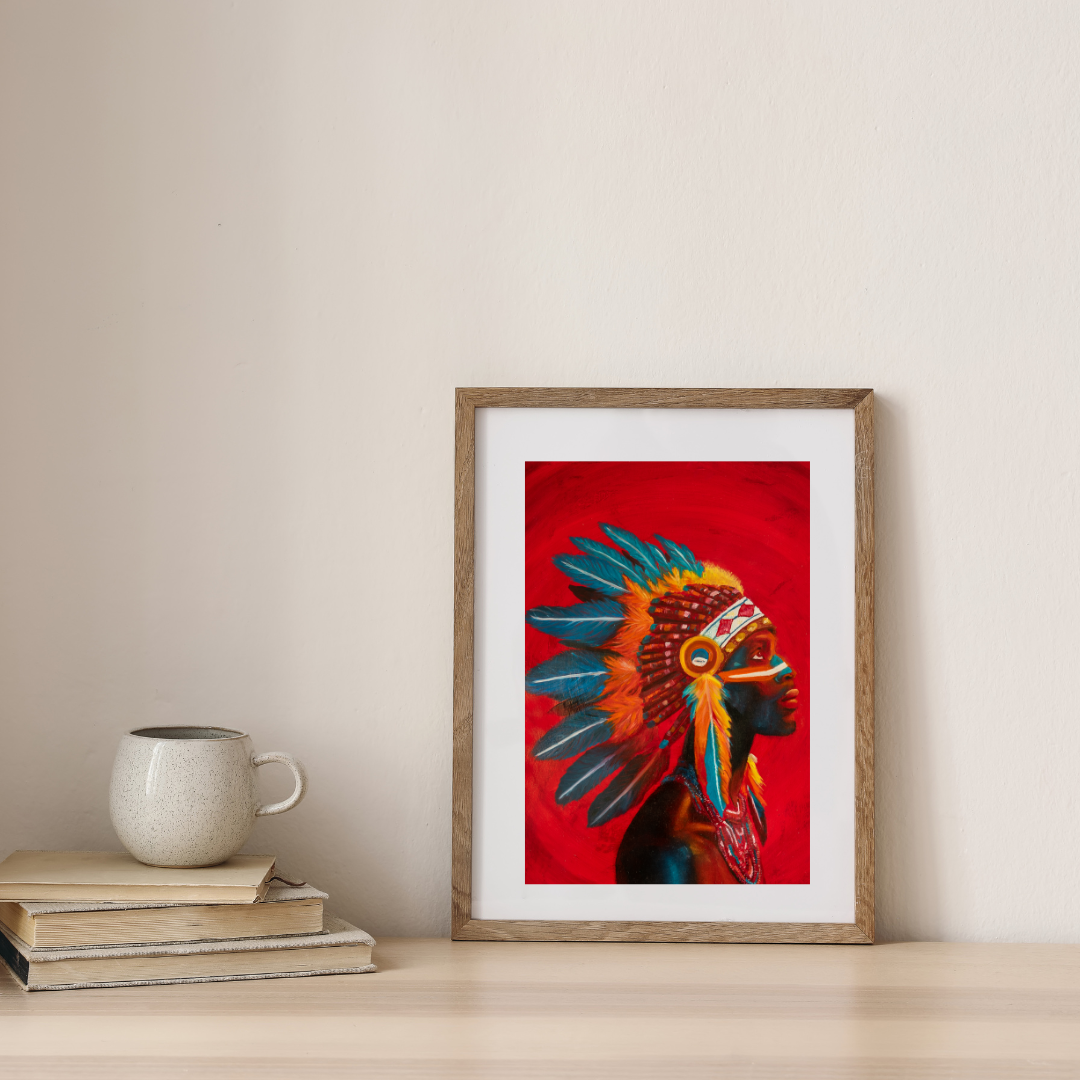 Blood Warrior on canvas